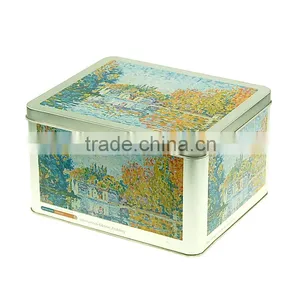 Rectangular and Paint Impression PatternTin Box& Tin Can& Tin Packaging Box thumbnail-3