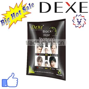 DEXE Sachet Shape Black Hair Dye Shampoo Type OEM/ODM Available thumbnail-1
