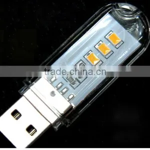 3 LED USB Light Flash Drive USB Light 3 LED USB Night Light Lamp , Usb Led Factory Wholesale Price Stock Available thumbnail-2
