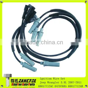 Ignition Wire Set 68017712AB 04797685 Fit Jeep Wrangle Ignition Wire Set 68017712AC thumbnail-1