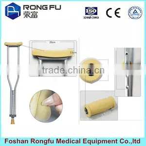 Alminium Adjustable Foam Underarm Walking Crutches Stick thumbnail-1