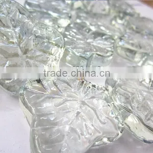Transparent Star Leaf Glass Mosaic for Craft and Home Decoration thumbnail-1