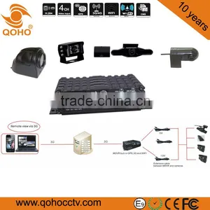 GPS 3g Wifi 4ch MDVR/ Vehicle Mobile Dvr With Free CMS Software With Certificate thumbnail-1