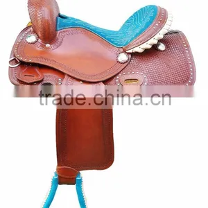 New Horse Western Pleasure Saddle Premium Quality WS123 thumbnail-1