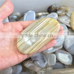 Natural White Agate Slices Wholesale With Irregular Shapes thumbnail-3