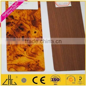 Extruded Aluminium for Windows in Wood Grain for Libya thumbnail-1
