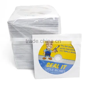 CD DVD Replication Duplication With White Paper Sleeve thumbnail-1
