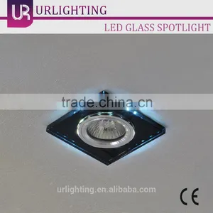 Black Glass Led Ceiling Light Use for Decoration Lighting With Mr16 Spotlighting thumbnail-1