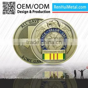 2016 China Modern Custom Souvenir American Firefighter Coins thumbnail-4