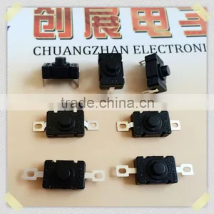 16mm CQC CE Round Red Illuminated Tact Switch/push Button Switch,button Switch With Yellow Button Cut Out 12mm on off thumbnail-6