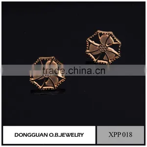 Fashion Luckly Four Leaf Clover Earrings With Colorful Crystal Earrings for Grils thumbnail-4