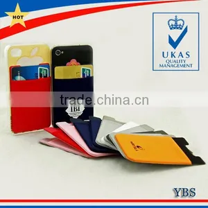 Adhesive Lycra Credit Card Holder With Many Pockets thumbnail-5