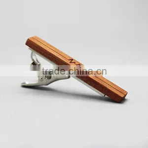 Fashion WOOD Tie Clip & Mens Tie Bar & Fashion Tie Pin TPW002 thumbnail-1