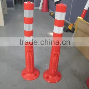 Plastic Traffic Guide Flexible Warning Spring Post thumbnail-1