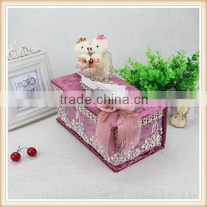 Cute Bear Velvet Tissue Box thumbnail-2