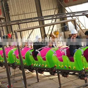 Amusement Cheap Roller Coaster for Sale , Worm Sliding Ride for Sale thumbnail-6