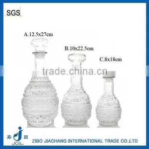 1000ml Glass Whisky Decanter With Glass Cork thumbnail-1