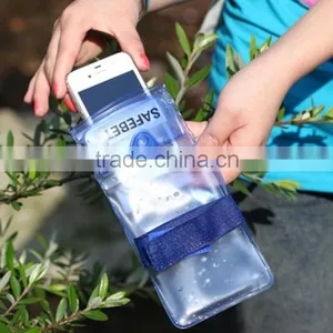 Pvc Waterproof Cell Phone Bag Arm Bag With Strap for IPhone IPad thumbnail-3