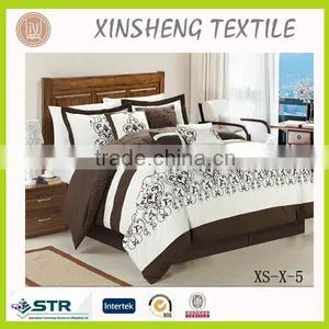 High Quality Home Textile Bedding Set Embroidery COTTON /Microfiber 8PC COMFORTER thumbnail-1