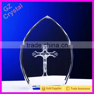 2015 Religious 3D Laser Crystal Cross Figurines thumbnail-1