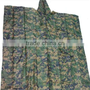 Military Camouflage Army Poncho Raincoat thumbnail-1