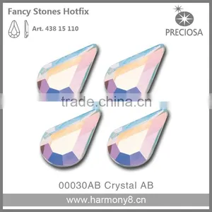 PRECIOSA Flat Back Fancy Stone Hotfix,MC Pearshape FB,ART.438 15 110 thumbnail-1
