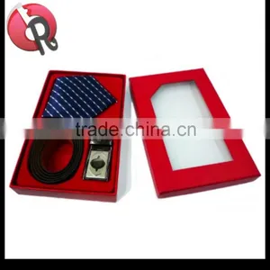 Silk Tie and Belt Set With Gift Boxed thumbnail-1