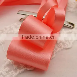 Coral Satin Ribbon thumbnail-1