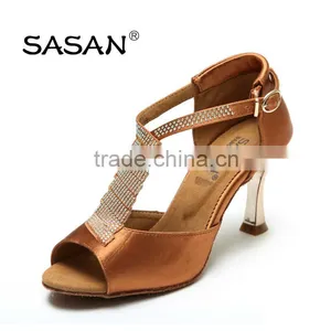Rhinestone Salsa Dance Shoes Soical Dance Shoes S-131 thumbnail-1