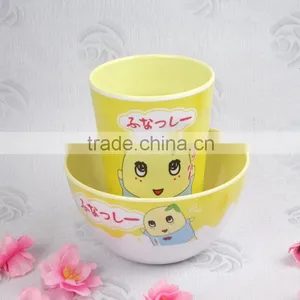 Melamine Bowl With Cup Set for Kids and Children thumbnail-1