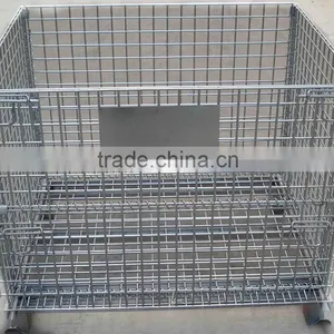 ROAD Folding Wire Mesh Cage Storage Foldable Steel Container thumbnail-2
