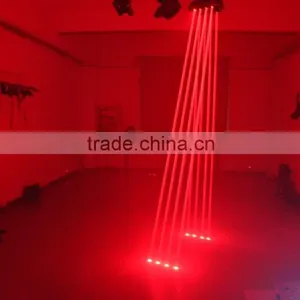 1600mW Red 8lens Fat-beam Moving-Head SpiderLaser Light thumbnail-5