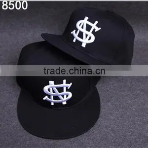 Custom Snapback Caps Flat Brim Cotton Twill Snap Back Hat Wholesale thumbnail-5