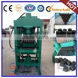 Hydraulic Briquetting Oak Wood Charcoal Powder Briquette Making Machine thumbnail-1