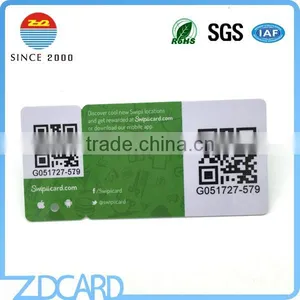 Credit Card Size Loyalty Card With Break Off Key Fob thumbnail-1
