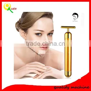 High Quality Home Use Energy Electric 24K Gold Facial Massage Beauty Bar thumbnail-1