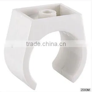 Plastic Conduit Pipe Fittings White Pvc Clips/clamp Fittings thumbnail-1