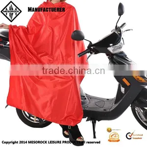 Oxford Unisex Fashion Thickening Hooded Rain Poncho With Brim Motorcycle Rain Poncho thumbnail-1