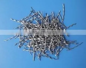 High Tensile Strengh Best Quality Hook End Steel Fibre thumbnail-2