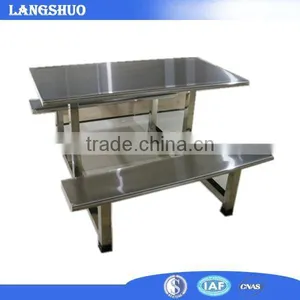 Good Quality Dinning Room Furniture Stainless Steel Dinning Table thumbnail-1