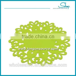 New Design Love Image Kitchen Cute Flower Silicone Place Mat thumbnail-1