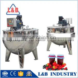 Heating Jacket Kettle With Agitator for Food(Wenzhou Factory Price) thumbnail-1