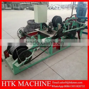 HTK Factory High Speed Automatic Barbed Wire Mesh Making Machine thumbnail-2
