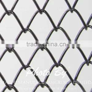 Green PVC Coated Fencing Chain Link thumbnail-2