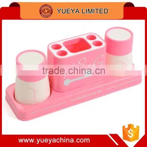 Fashional Toothbrush Cup and Holder Sets Lovers --pink 342 thumbnail-1
