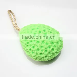 Wholesale Bath Sponge Latex-free Exfoliating Sponge Comprised Bamboo Charcoal thumbnail-2