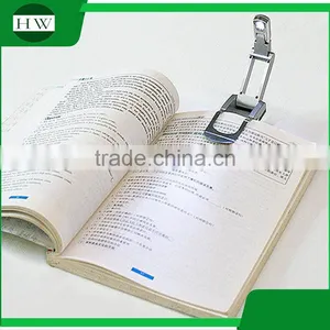 Portable Flexible Target Adjustable Plastic Foldable Folding Wireless Mini Led Night Clamp Clip Reading Book Light Lamp thumbnail-1