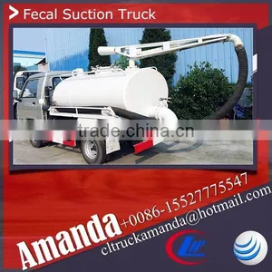 Foton Forland 4*2 Mini Small Truck 2000-3000 Liters Vacuum Emptier Cesspool Emptier Cesspit Emptier thumbnail-1