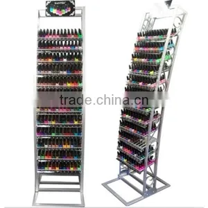 Multilayer Floor-standing Metal Nail Polish Display Rack thumbnail-1