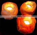 Rock Salt Tea Light Holders/Himalayan Salt Candle Holders/ Natural Salt thumbnail-1
